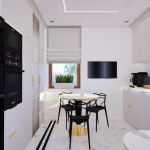 Projekt kuchni w stylu modern classic