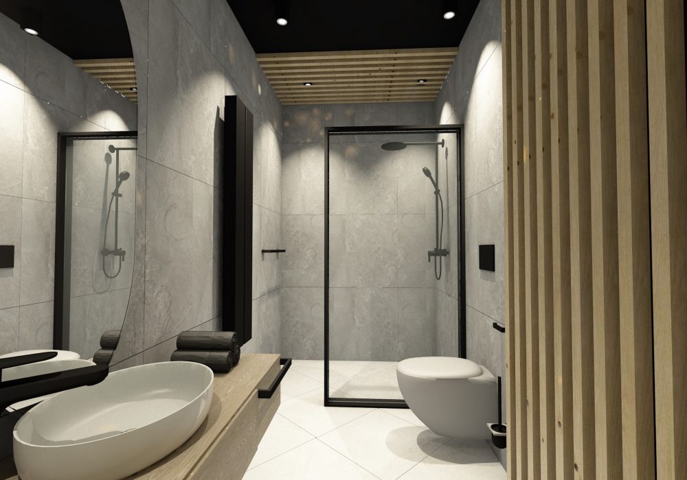 Projekt niewielkiej łazienki