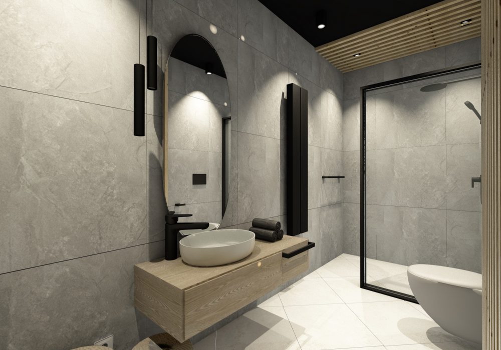 Projekt niewielkiej łazienki