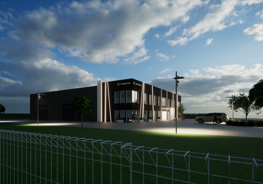 Projekt elewacji budynku