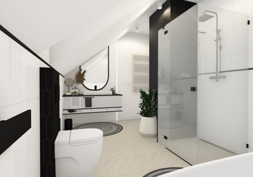 Łazienka na poddaszu