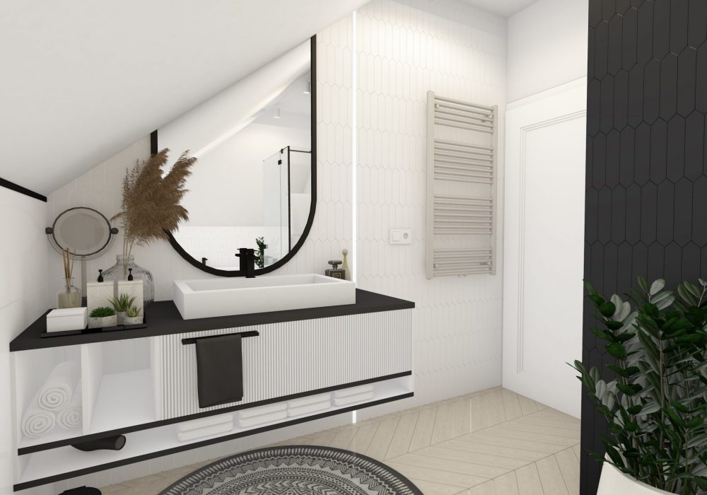 Łazienka na poddaszu