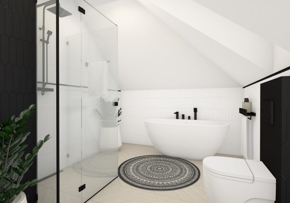 Łazienka na poddaszu