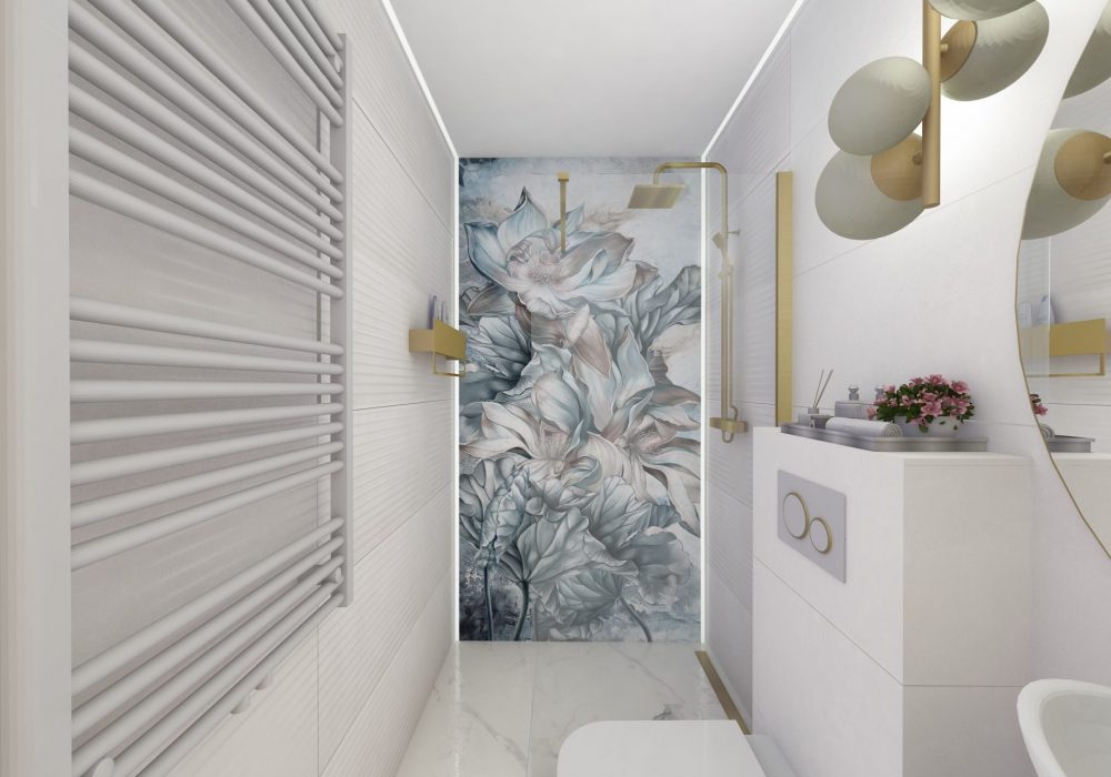 Projekt małej łazienki