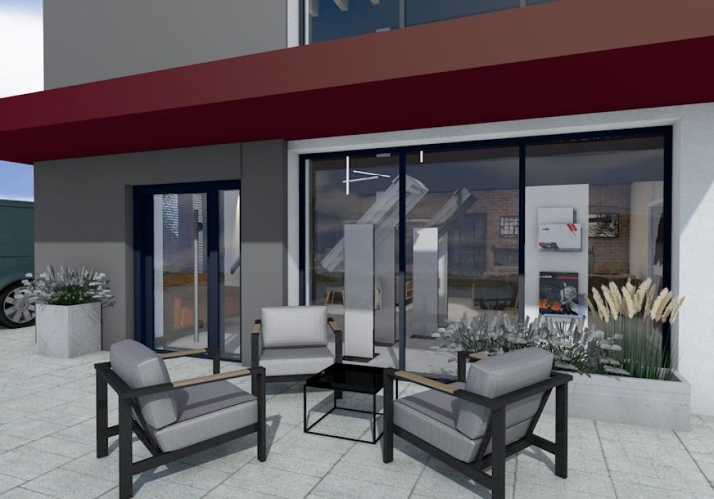 Elewacja budynku firmowego