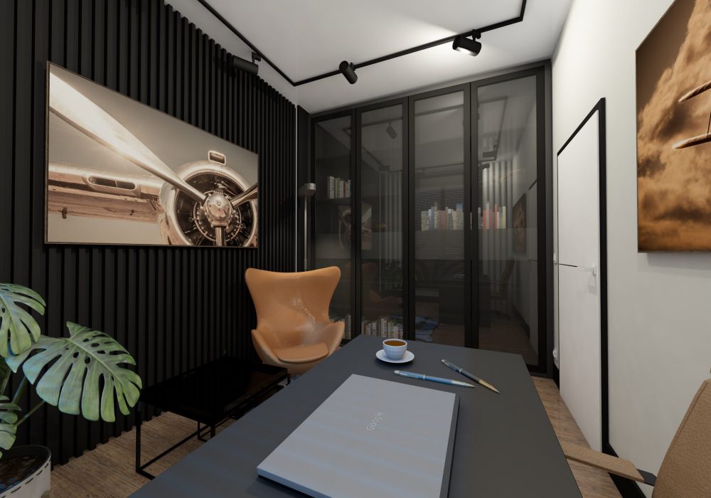 Projekt domowego gabinetu