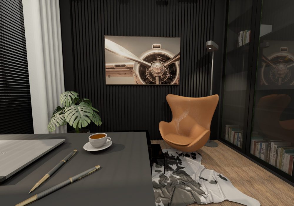 Projekt domowego gabinetu